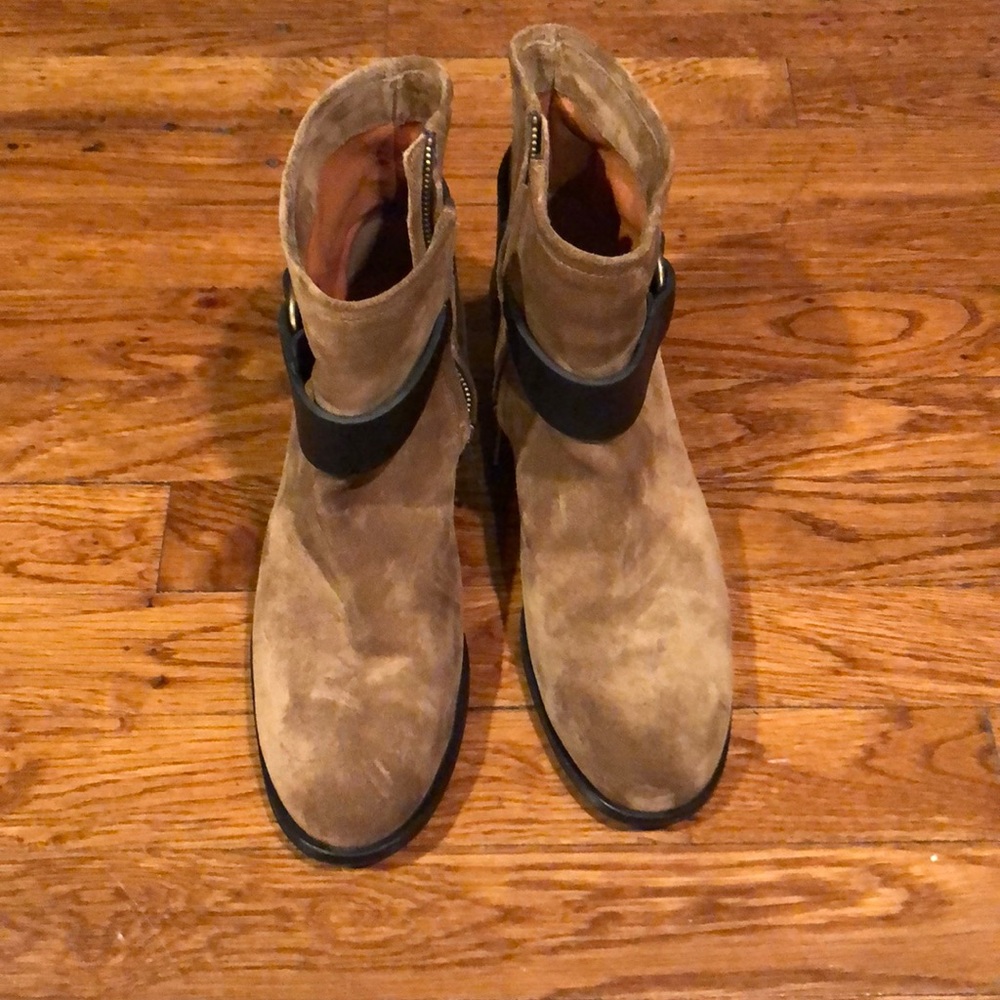 Frye suede boots!